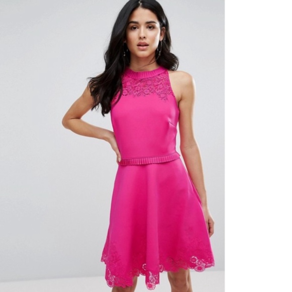 Ted Baker Zaffron Embroidered Dress Size 1 (US 4)